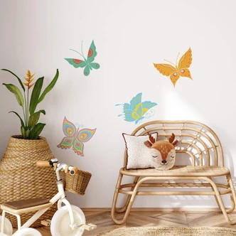 Muurstickers Vlinders 6 Muurstickers Vlinders 6