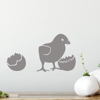 Muursticker Kuikentje uit het Ei 
