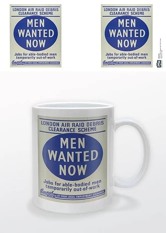 Tazza, tazza in ceramica IWM - Men Wanted Now 