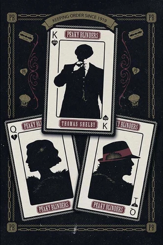 Poster, film poster Peaky Blinders - Cards 61x91,5 cm 