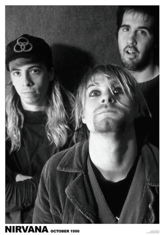 Plakat Nirvana - Oktober 1990, plakat (59,4 x 84,1 cm) 