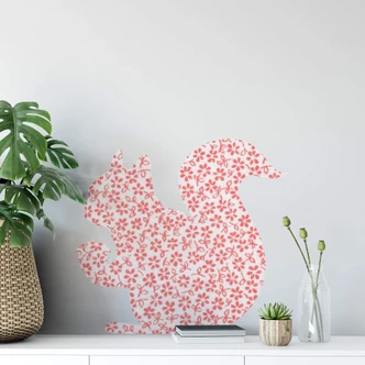 Muursticker Eekhoorn Patroon 