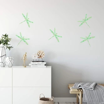 Muurstickers Libellen Set Patroon Muurstickers Libellen Set Patroon