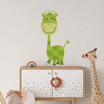 Muursticker Giraf (Patroon) 
