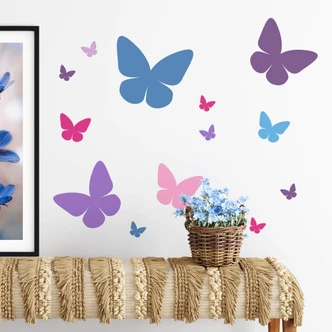 Muursticker Vlinder 8 