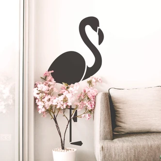 Muursticker Flamingo Silhouet 02 
