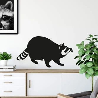 Wandtattoo Waschbär 01 