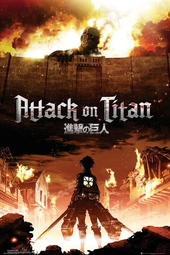 Poster, film poster Attack on Titan (Shingeki no kyojin) - Key Art 61x91,5 cm 