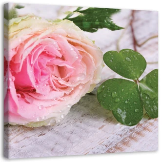 Tableau sur toile, Fleurs de roses dans la nature 