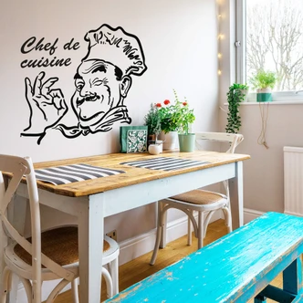 Wandtattoo Chef de Cuisine 