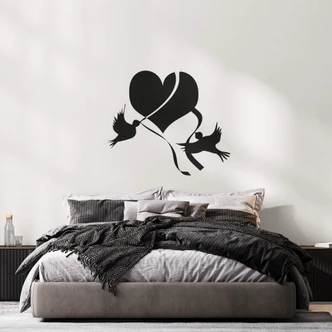 Wandtattoo Spatzenwerk 