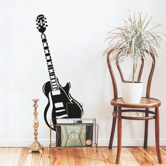 Wandtattoo Gitarre 