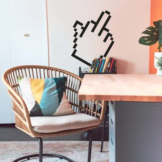 Muursticker Niet Klikken 