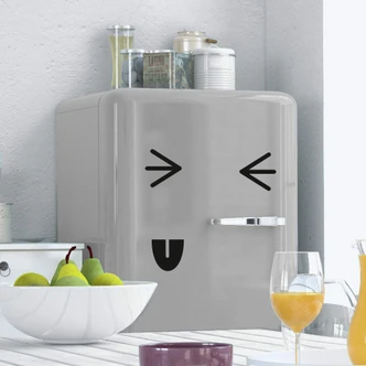 Wandtattoo Kühlschrankgesicht 5 