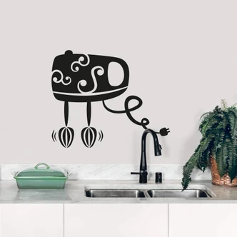 Adesivo murale - Frullatore a mano Adesivo murale - Frullatore a mano