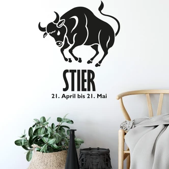Wandtattoo Sternzeichen - Stier 