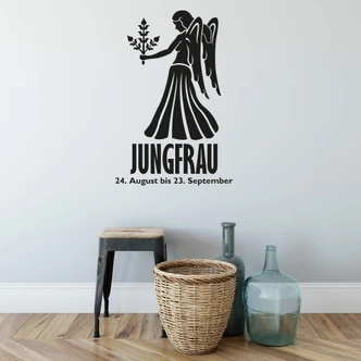 Wandtattoo Sternzeichen - Jungfrau 