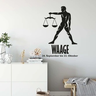Wandtattoo Sternzeichen - Waage 