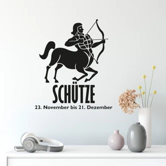 Wandtattoo Sternzeichen - Schütze 