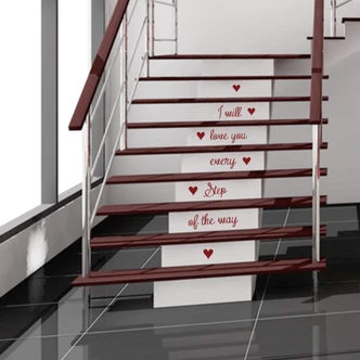 Stairsticker I will love you... - Wall Sticker Stairsticker I will love you... - Wall Sticker