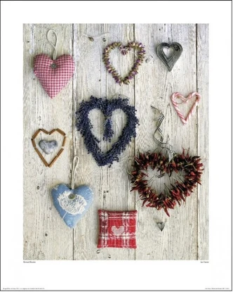 Poster Howard Shooter - Les Coeurs art print (40 x 50 cm) 