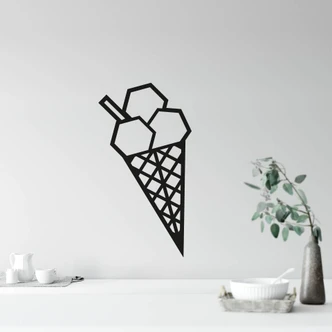 Wandtattoo Origami Eis 