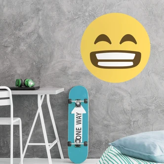 Wall Sticker Emoji Grinning Face 