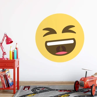 Wall Sticker Emoji Smiling Face 2 