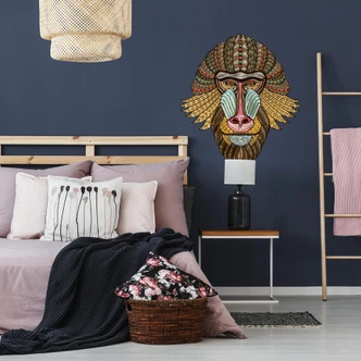 Muursticker Metallic Mandril 