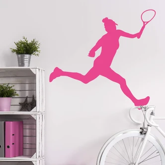 Wandtattoo Tennisspielerin 02 