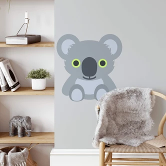 Muursticker Emoji Koala 