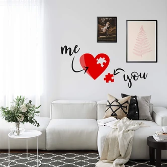 Wall sticker You complete me Wall sticker You complete me