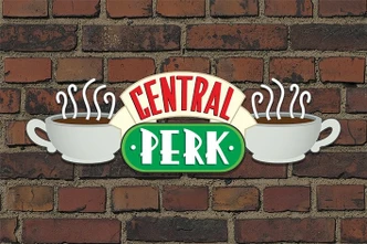 Poster, film poster Friends TV - Central Perk Brick 91,5x61 cm 