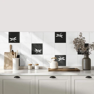 Flisedekoration: Guldsmed 