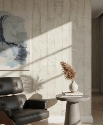 Vliestapete Struktur Modern in Beige  