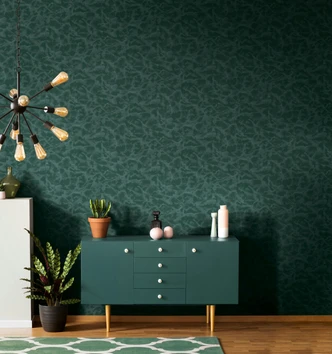 Vliesbehang marmerlook modern in groen  