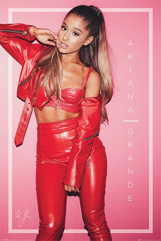 Music Poster Ariana Grande - Red 61x91,5 cm 