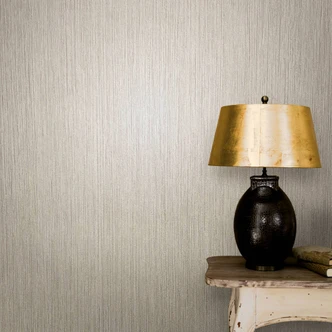 Vliestapete mit leicht linierter Struktur beige Uni 