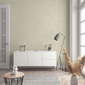 Vliestapete in moderner, feiner Struktur beige Uni 