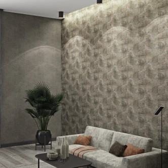 Carta da parati in vinile, tessuto non tessuto vintage deluxe grigio, antracite Carta da parati in vinile, tessuto non tessuto vintage deluxe grigio, antracite