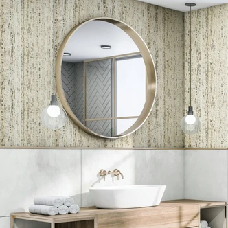 vliesbehang met travertin steen effect in natuurlijke look beige structuur 