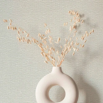 Papier peint intissé avec aspect bois tressé beige aspect textile 