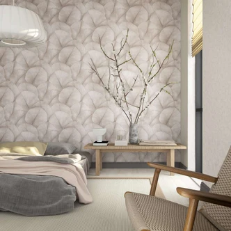 Carta da parati floreale, carta da parati in tessuto non tessuto Kumano rosa 