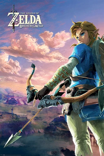 Gaming Poster Zelda Breath of the Wild - Hyrule Scene Landscape 61x91,5 cm 