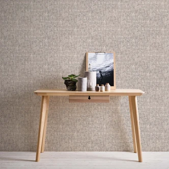 Strukturerad tapet brun vit - non-woven tapet A.S. Création 