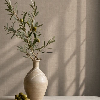 Tapeta z włókniny, teksturowana, gładka, nowoczesna, matowa w kolorze brązowym 