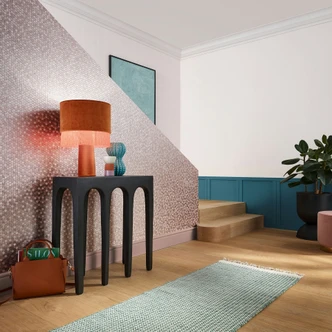 Vliestapete Sechskant, Metallisch Fliesenoptik Modern, Geometrisch glänzend in Rosa-Braun - Papis Loveday Vliestapete Sechskant, Metallisch Fliesenoptik Modern, Geometrisch glänzend in Rosa-Braun - Papis Loveday