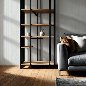 Vliestapete Linien Streifen Modern, Klassisch matt in Grau - Papis Loveday Vliestapete Linien Streifen Modern, Klassisch matt in Grau - Papis Loveday