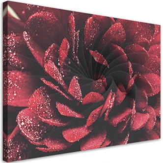 Leinwandbild, Makroblume 