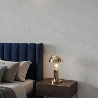 Tapeta z włókniny o wyglądzie betonu i tynku gładka matowa w kolorze szarym  